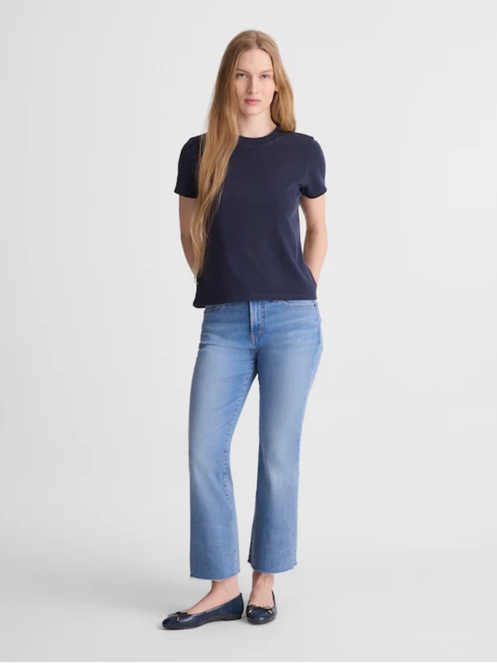 Madewell Stretch Flare Crop Jean